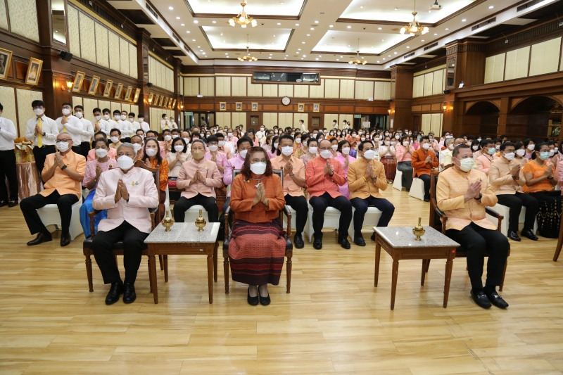 พิธีเจริญพระพุทธมนต์เพื่อความเป็นสิริมงคล เนื่องในโอกาสปีใหม่ พุทธศักราช 2566 ณ สำนักงานการตรวจเงินแผ่นดิน