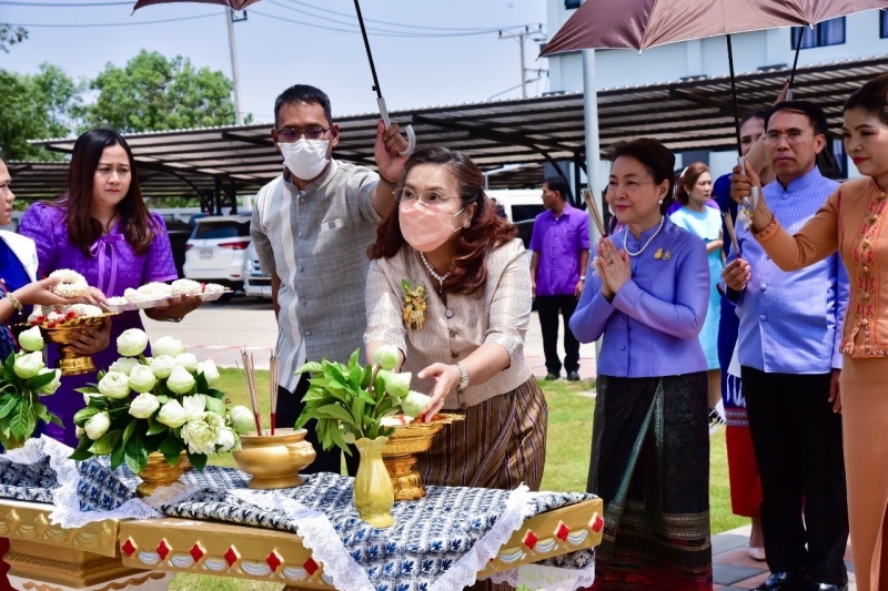 พิธีเปิดอาคารที่ทำการสำนักตรวจเงินแผ่นดินจังหวัดนครพนม