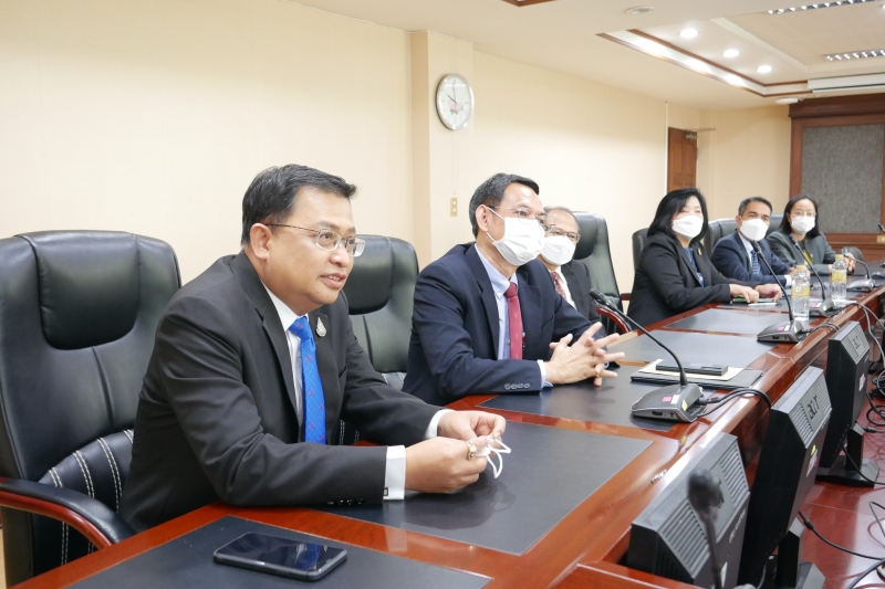 พิธีลงนามในสัญญาโครงการพัฒนาการตรวจเงินแผ่นดินอิเล็กทรอนิกส์แบบบูรณาการ (Thailand Smart e-Audit: TSEA) ระหว่าง สำนักงานการตรวจเง