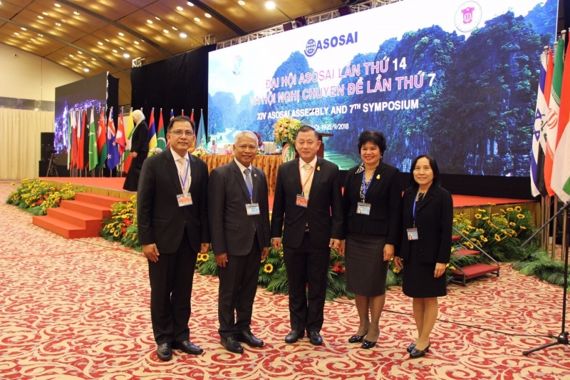 Delegation of SAO Thailand attended the 52nd and 53rd ASOSAI Governing Board Meeting and 14th ASOSAI Assembly, in Hanoi, Vietnam