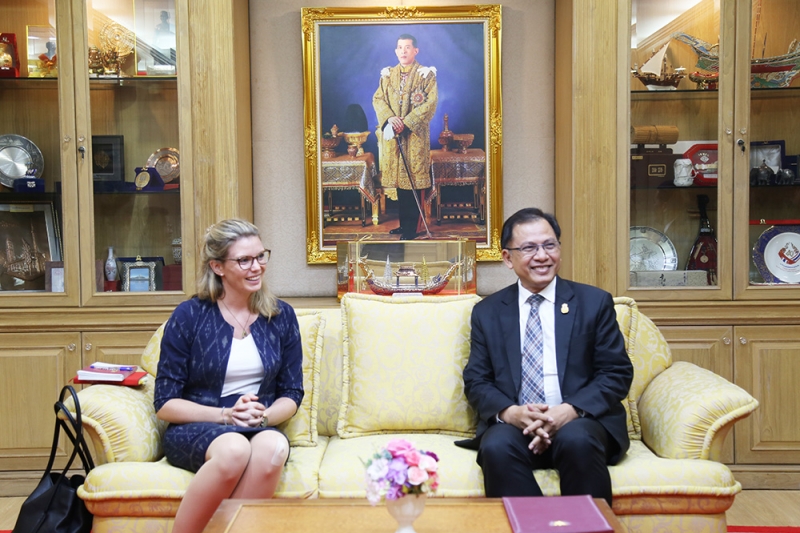 องค์กรความร่วมมือระหว่างประเทศของเยอรมนีเยี่ยมคารวะ ผตง.