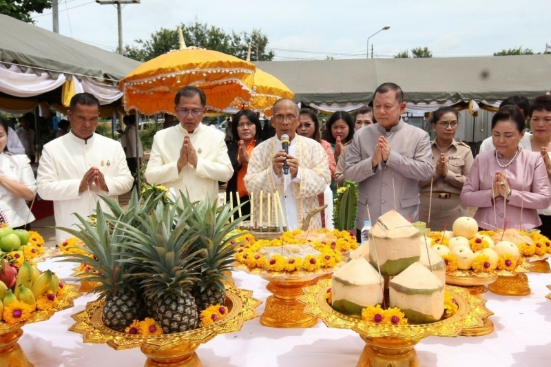 พิธีวางศิลาฤกษ์อาคารที่ทำการและอาคารชุดพักอาศัยสำนักตรวจเงินแผ่นดินจังหวัดชัยภูมิ