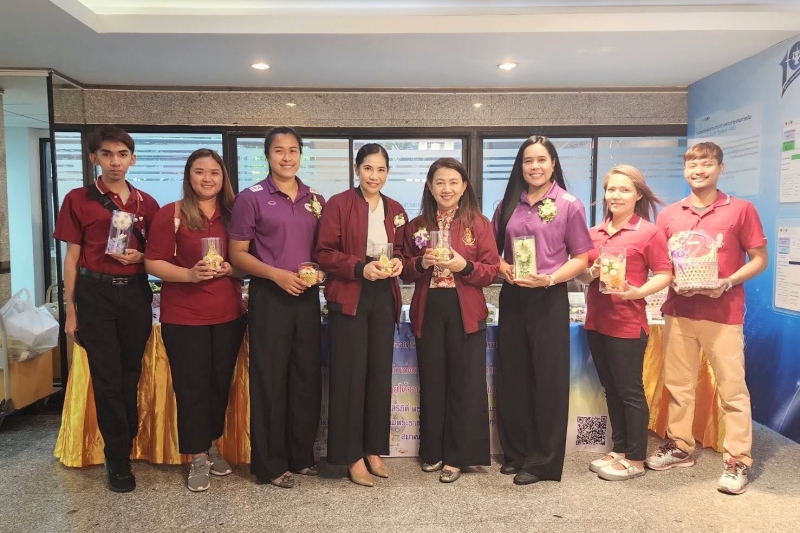 สำนักงานการตรวจเงินแผ่นดินร่วมสนับสนุนผลิตภัณฑ์ดอกมะลิของสมาคมสภาสังคมสงเคราะห์แห่งประเทศไทยฯ ณ สำนักงานการตรวจเงินแผ่นดิน