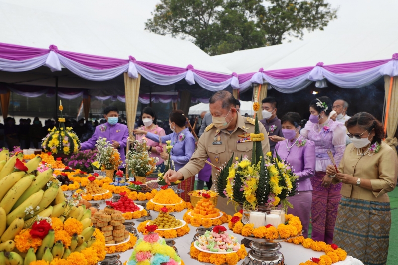 พิธีวางศิลาฤกษ์อาคารสำนักตรวจเงินแผ่นดินจังหวัดอุทัยธานี พร้อมอาคารชุดพักอาศัย