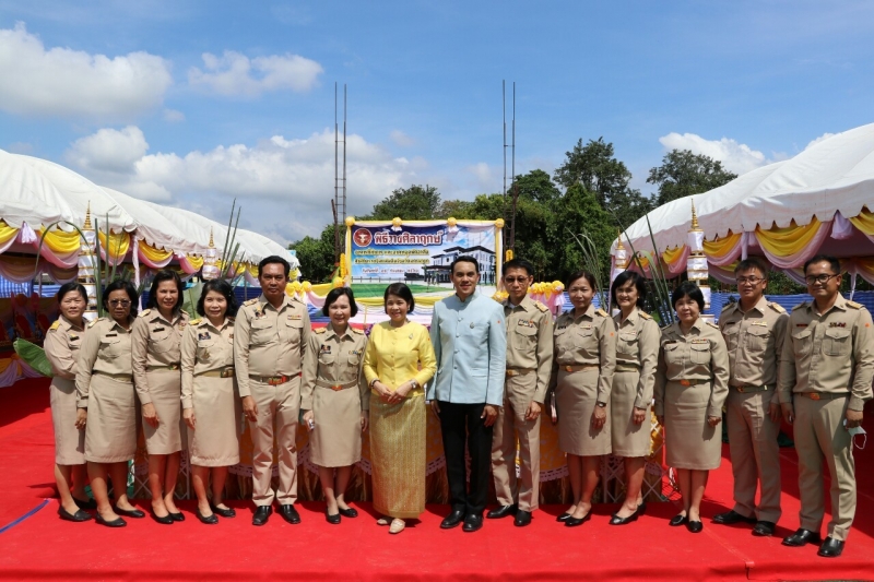 พิธีวางศิลาฤกษ์อาคารที่ทำการและอาคารชุดพักอาศัย สำนักตรวจเงินแผ่นดินจังหวัดนครนายก