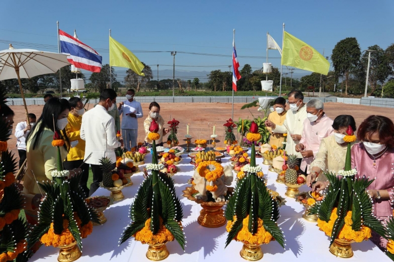 พิธีวางศิลาฤกษ์อาคารที่ทำการสำนักตรวจเงินแผ่นดินจังหวัดพะเยา