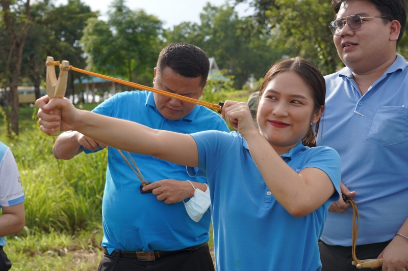 พิธีทำบุญตักบาตรข้าวสารอาหารแห้ง เดือนพฤษภาคม 2562