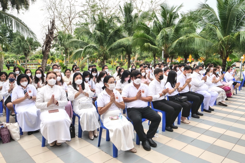 พิธีบวงสรวงดวงพระวิญญาณสมเด็จพระนเรศวรมหาราช ณ บริเวณวิหารสมเด็จพระนเรศวร วัดใหญ่ชัยมงคล จังหวัดพระนครศรีอยุธยา