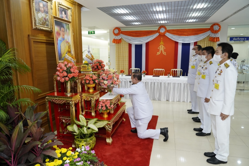 สำนักงานการตรวจเงินแผ่นดินถวายแจกันดอกไม้และลงนามถวายพระพรชัยมงคลสมเด็จพระเจ้าลูกเธอ เจ้าฟ้าพัชรกิติยาภา นเรนทิราเทพยวดี กรมหลวง