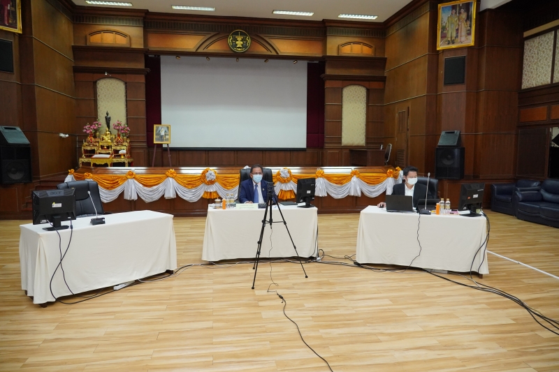 การประชุมผู้ตรวจเงินแผ่นดิน ครั้งที่ 2/2564 ผ่านระบบออนไลน์ (Online) แบบถ่ายทอดสด (Live) ณ ห้องดำริอิศรานุวรรต สำนักงานการตรวจเง