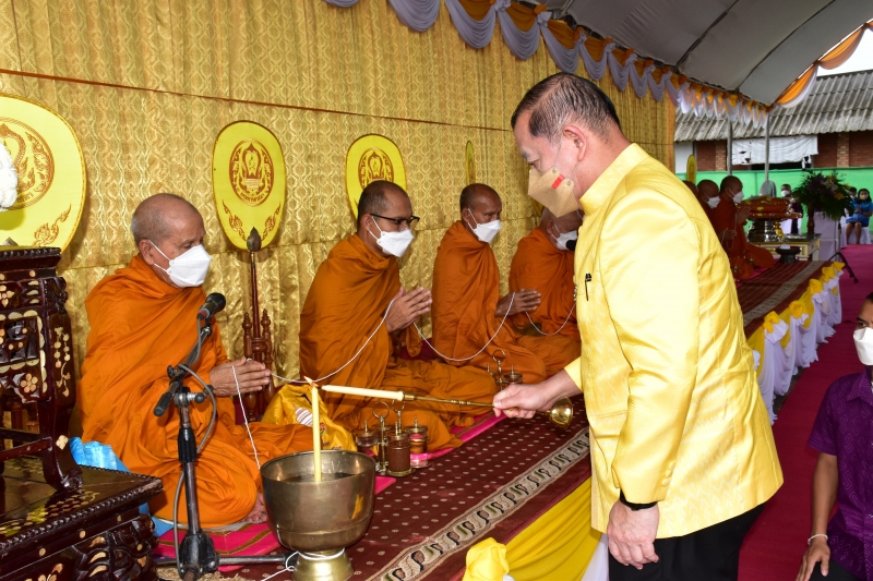 พิธีวางศิลาฤกษ์อาคารที่ทำการสำนักตรวจเงินแผ่นดินจังหวัดพัทลุง