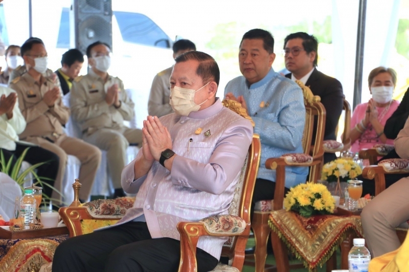 พิธีวางศิลาฤกษ์อาคารสำนักงานและอาคารชุดพักอาศัย สำนักตรวจเงินแผ่นดินจังหวัดร้อยเอ็ด