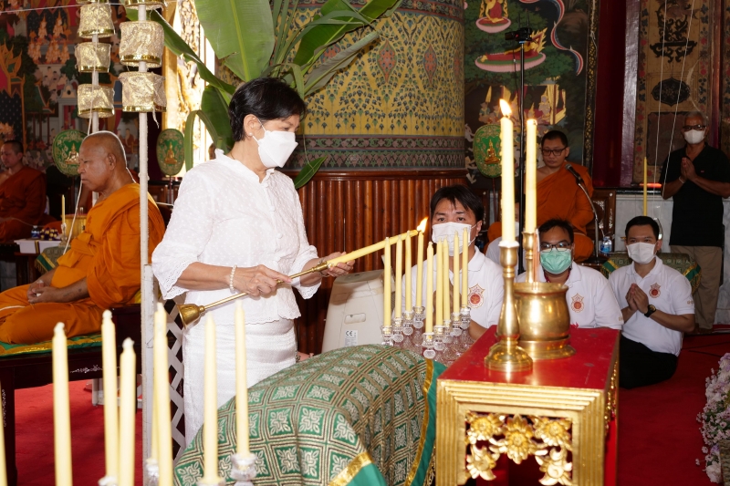 พิธีอธิษฐานจิตมวลสาร แผ่นจาร และแผ่นดวงชะตา 