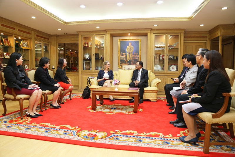 องค์กรความร่วมมือระหว่างประเทศของเยอรมนีเยี่ยมคารวะ ผตง.