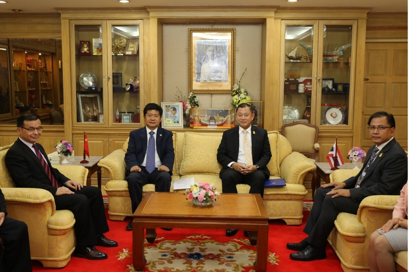 ปตง.ผตง.ให้การต้อนรับการเข้าเยี่ยมคารวะคณะผู้แทนมหาวิทยาลัยตรวจสอบหนานจิง