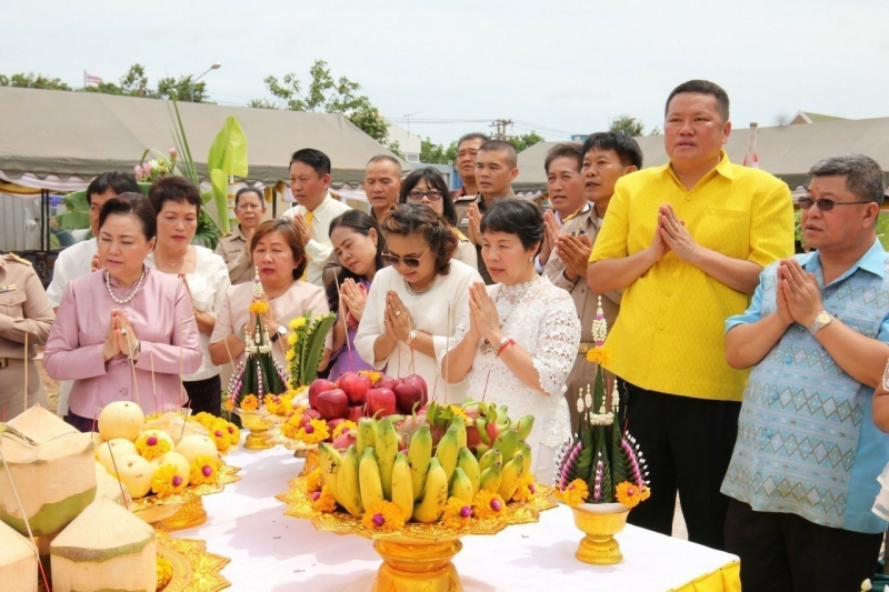 พิธีวางศิลาฤกษ์อาคารที่ทำการและอาคารชุดพักอาศัยสำนักตรวจเงินแผ่นดินจังหวัดชัยภูมิ