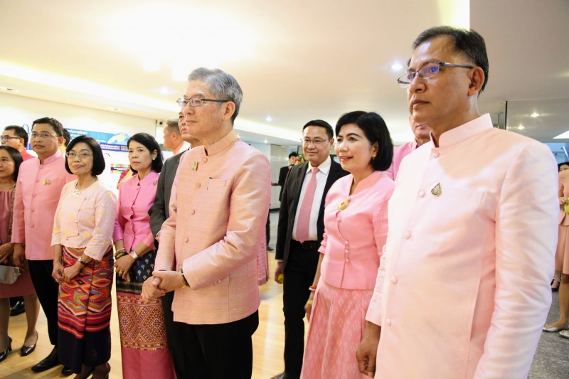  คณะผู้แทนหน่วยงานต่าง ๆ ร่วมแสดงความยินดีเนื่องในวันคล้ายวันสถาปนาสำนักงานการตรวจเงินแผ่นดิน  ครบรอบ 104 ปี