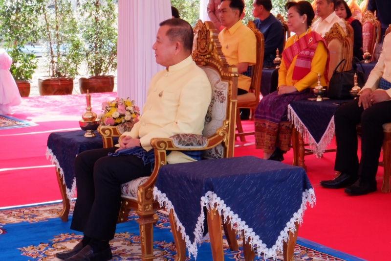 พิธีวางศิลาฤกษ์อาคารที่ทำการและอาคารชุดพักอาศัย สำนักตรวจเงินแผ่นดินจังหวัดสกลนคร 