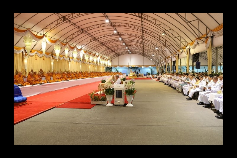 พิธีมหามงคลบำเพ็ญพระราชกุศลและเจริญพระพุทธมนต์ถวายพระพรชัยมงคล