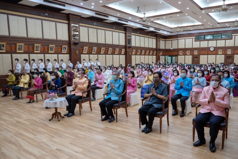 พิธีเจริญพระพุทธมนต์เพื่อความเป็นสวัสดิมงคล เนื่องในเทศกาลขึ้นปีใหม่ไทย (วันสงกรานต์) พุทธศักราช 2564