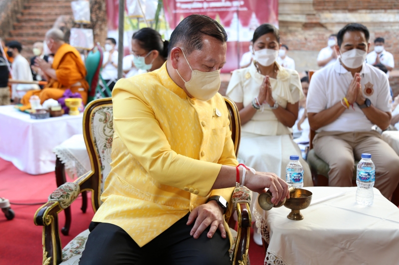 พิธีอธิษฐานจิตมวลสาร แผ่นจาร และแผ่นดวงชะตา 