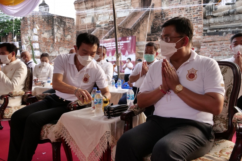 พิธีอธิษฐานจิตมวลสาร แผ่นจาร และแผ่นดวงชะตา 