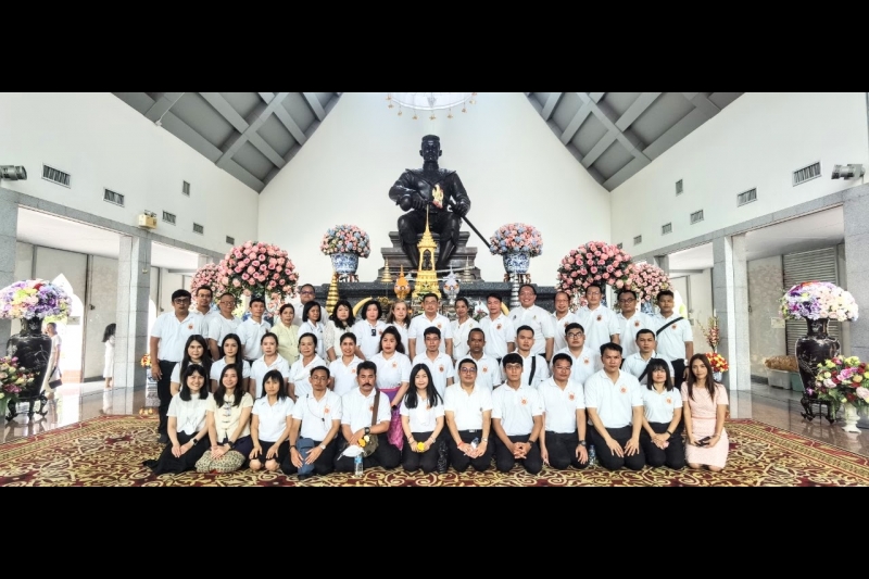 พิธีบวงสรวงดวงพระวิญญาณสมเด็จพระนเรศวรมหาราช ณ บริเวณวิหารสมเด็จพระนเรศวร วัดใหญ่ชัยมงคล จังหวัดพระนครศรีอยุธยา