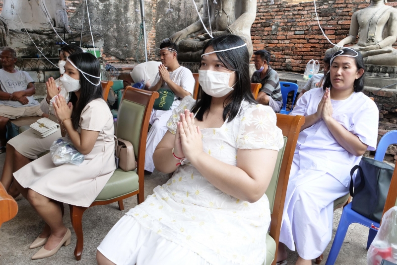 พิธีอธิษฐานจิตมวลสาร แผ่นจาร และแผ่นดวงชะตา 