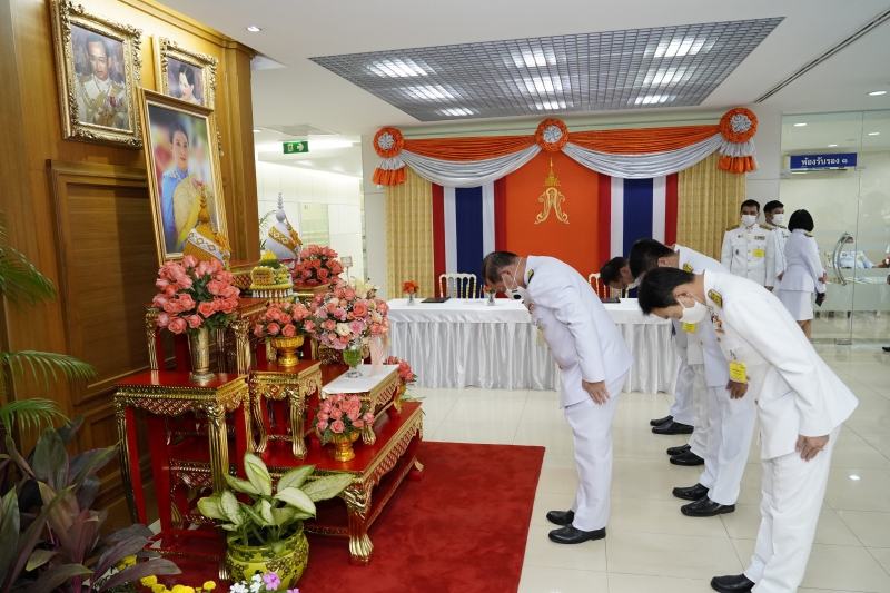 สำนักงานการตรวจเงินแผ่นดินถวายแจกันดอกไม้และลงนามถวายพระพรชัยมงคลสมเด็จพระเจ้าลูกเธอ เจ้าฟ้าพัชรกิติยาภา นเรนทิราเทพยวดี กรมหลวง