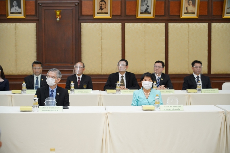 พิธีลงนามบันทึกข้อตกลงว่าด้วยความร่วมมือในการป้องกันและปราบปรามปัญหาการทุจริต และพิธีลงนามข้อตกลงคุณธรรม 