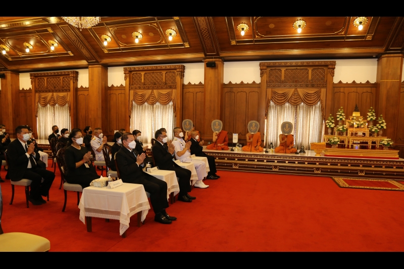 สำนักงานการตรวจเงินแผ่นดินเจ้าภาพพิธีบำเพ็ญกุศลสวดพระอภิธรรมศพเจ้าประคุณสมเด็จพระวันรัต (จุนท์ พฺรหฺมคุตฺโต)