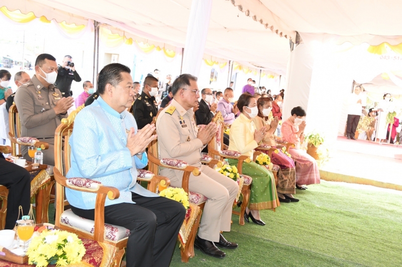 พิธีวางศิลาฤกษ์อาคารสำนักงานและอาคารชุดพักอาศัย สำนักตรวจเงินแผ่นดินจังหวัดร้อยเอ็ด