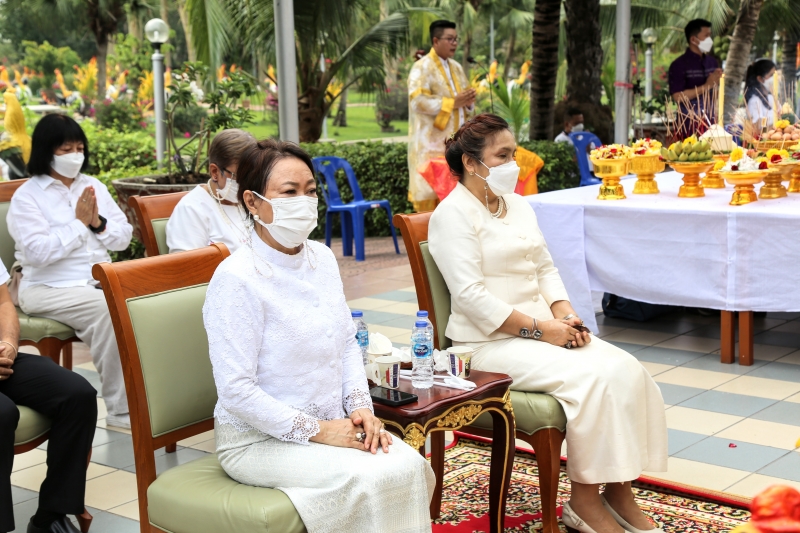 พิธีบวงสรวงดวงพระวิญญาณสมเด็จพระนเรศวรมหาราช ณ บริเวณวิหารสมเด็จพระนเรศวร วัดใหญ่ชัยมงคล จังหวัดพระนครศรีอยุธยา
