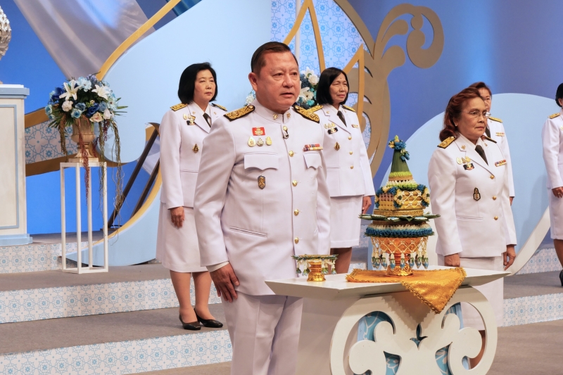 สำนักงานการตรวจเงินแผ่นดินบันทึกเทปถวายพระพรสมเด็จพระนางเจ้าสิริกิติ์ 