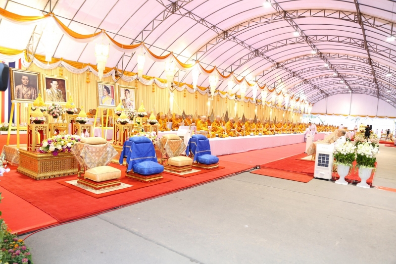 2562-03-25 พิธีมหามงคลบำเพ็ญพระราชกุศล และเจริญพระพุทธมนต์ถวายพระพรชัยมงคล