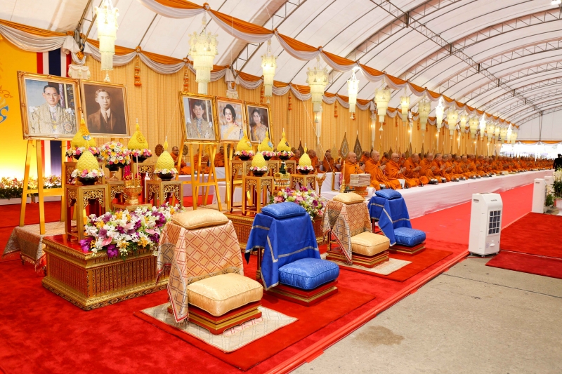 พิธีมหามงคลบำเพ็ญพระราชกุศลและเจริญพระพุทธมนต์ถวายพระพรชัยมงคล