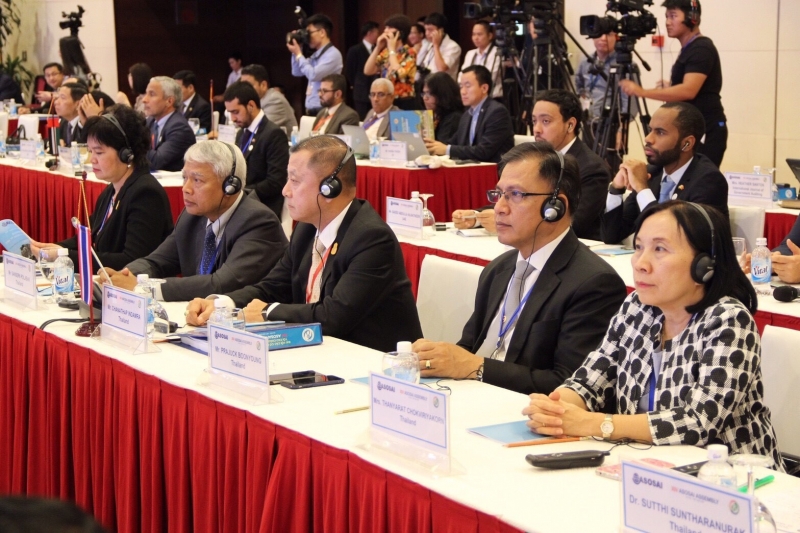 Delegation of SAO Thailand attended the 52nd and 53rd ASOSAI Governing Board Meeting and 14th ASOSAI Assembly, in Hanoi, Vietnam