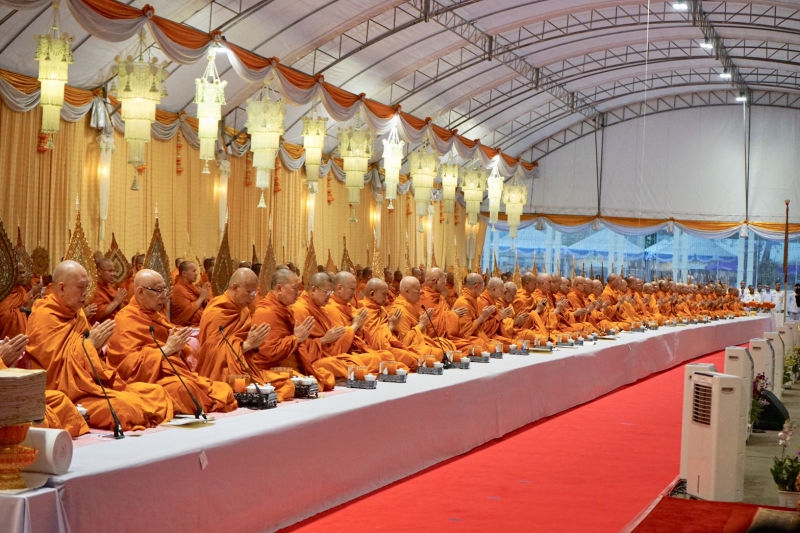พิธีมหามงคลบำเพ็ญพระราชกุศลและเจริญพระพุทธมนต์ถวายพระพรชัยมงคล