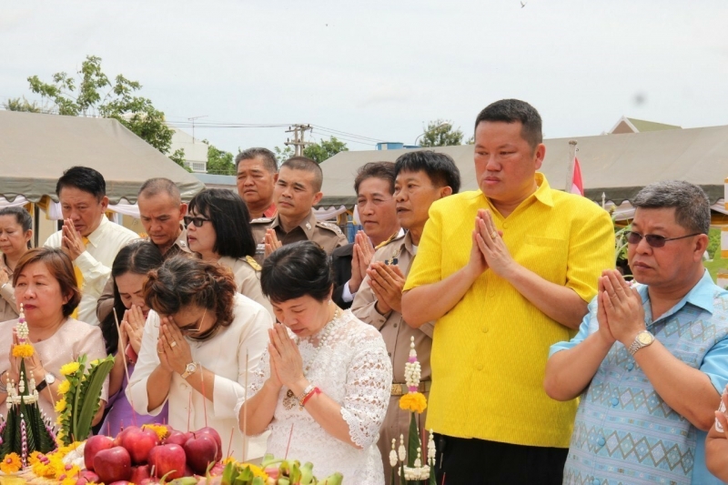 พิธีวางศิลาฤกษ์อาคารที่ทำการและอาคารชุดพักอาศัยสำนักตรวจเงินแผ่นดินจังหวัดชัยภูมิ
