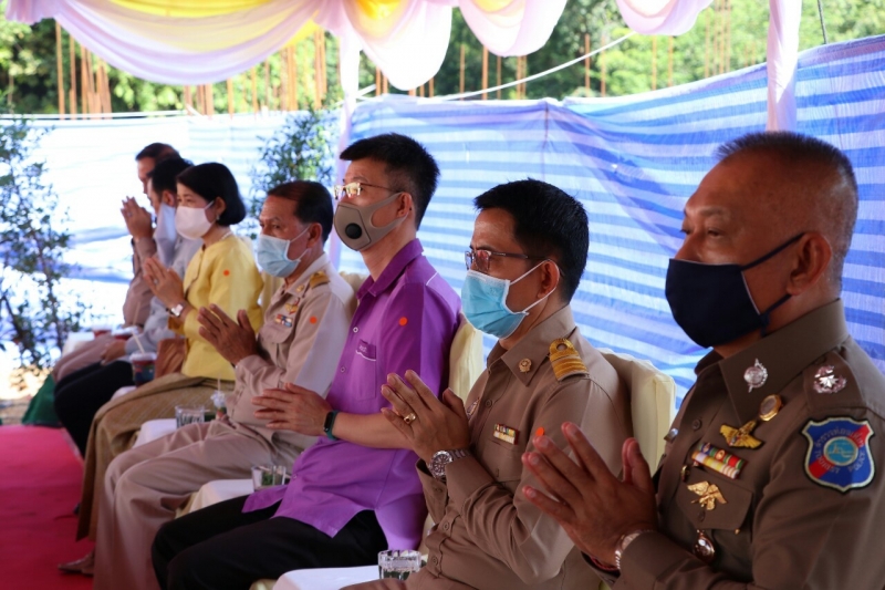 พิธีวางศิลาฤกษ์อาคารที่ทำการและอาคารชุดพักอาศัย สำนักตรวจเงินแผ่นดินจังหวัดนครนายก