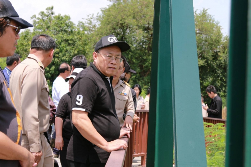 ผตง.ลงพื้นที่การก่อสร้างสะพาน จ.อยุธยา