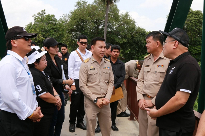 ผตง.ลงพื้นที่การก่อสร้างสะพาน จ.อยุธยา