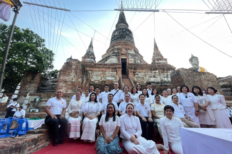 พิธีอธิษฐานจิตมวลสาร แผ่นจาร และแผ่นดวงชะตา 