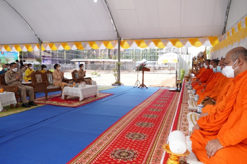 พิธีวางศิลาฤกษ์อาคารที่ทำการสำนักตรวจเงินแผ่นดินจังหวัดระนอง