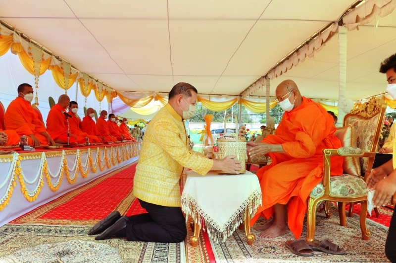 พิธีวางศิลาฤกษ์อาคารสำนักงานและอาคารชุดพักอาศัย สำนักตรวจเงินแผ่นดินจังหวัดปราจีนบุรี