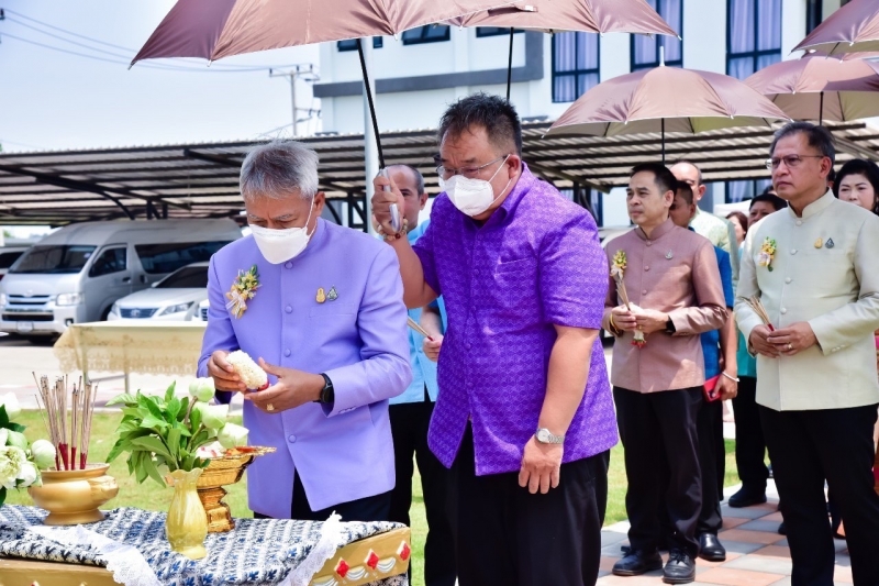 พิธีเปิดอาคารที่ทำการสำนักตรวจเงินแผ่นดินจังหวัดนครพนม