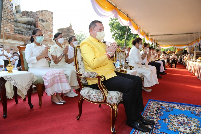 พิธีอธิษฐานจิตมวลสาร แผ่นจาร และแผ่นดวงชะตา 