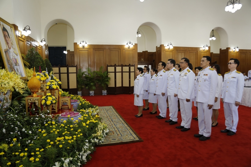 ลงนามถวายพระพรชัยมงคลสมเด็จพระเจ้าอยู่หัว เนื่องในวันขึ้นปีใหม่พุทธศักราช 2562 