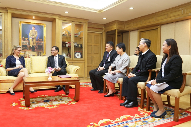 องค์กรความร่วมมือระหว่างประเทศของเยอรมนีเยี่ยมคารวะ ผตง.