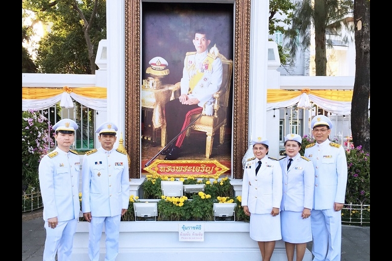 เฝ้าทูลละอองธุลีพระบาทในการพระราชพิธีบรมราชาภิเษก พุทธศักราช 2562